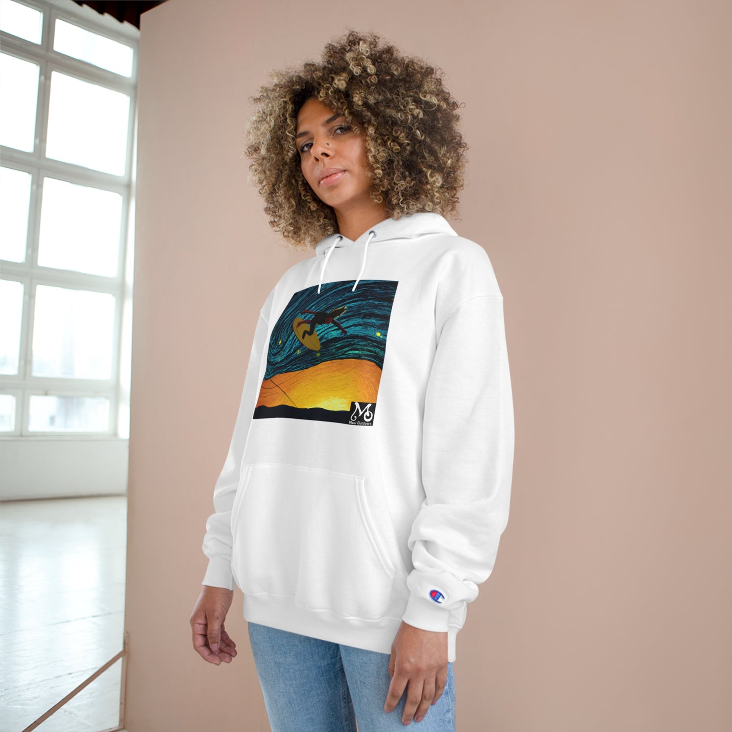 Airy Surf Odyssey - Champion Hoodie