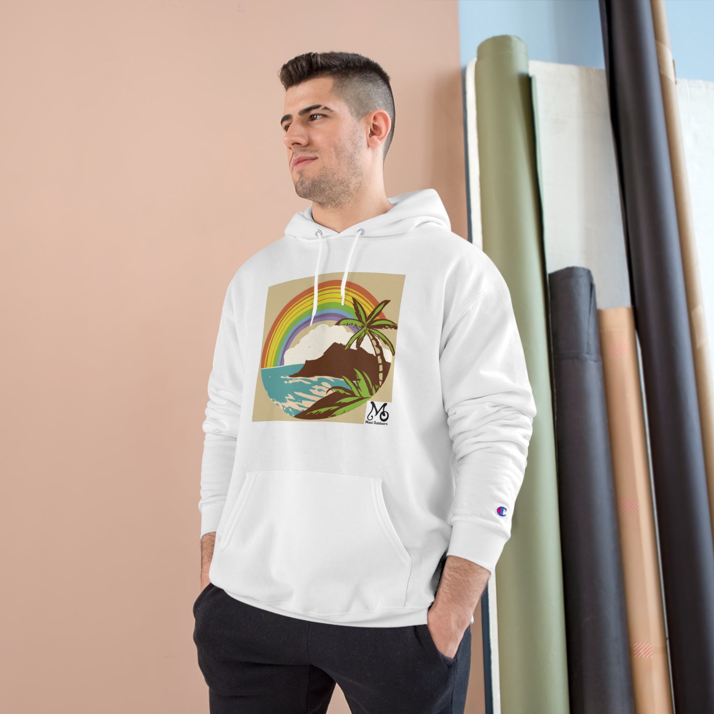 Rainbow Haven - Champion Hoodie