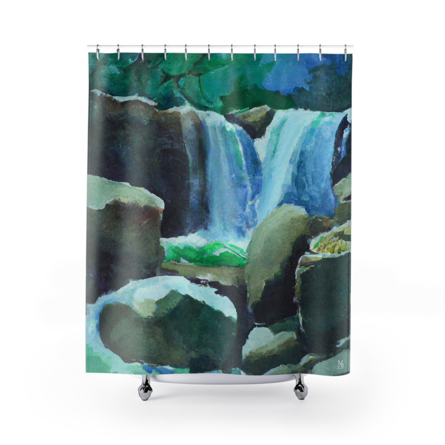 Ki'ilimoku Falls - Shower Curtain