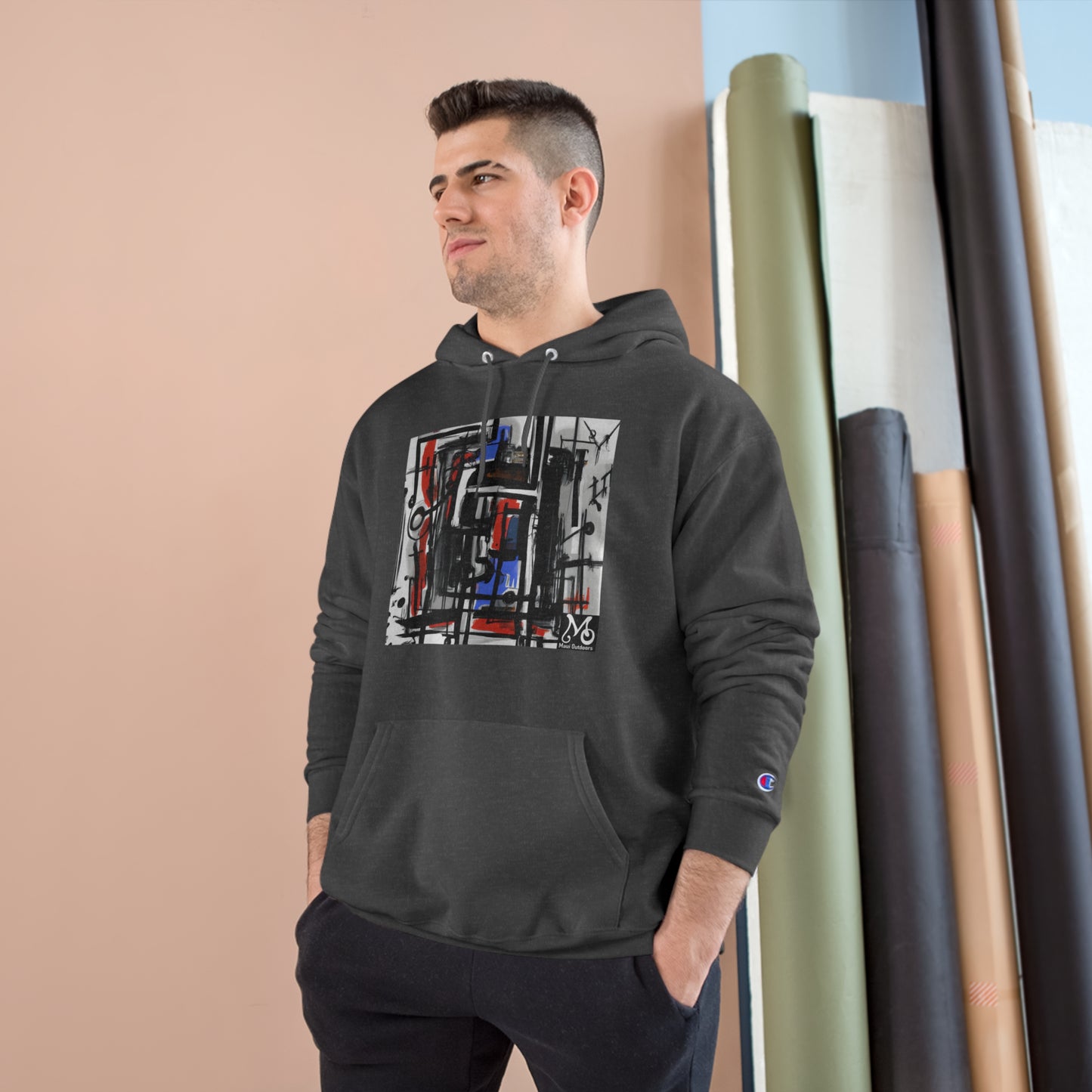 Interlaced Reflections - Champion Hoodie