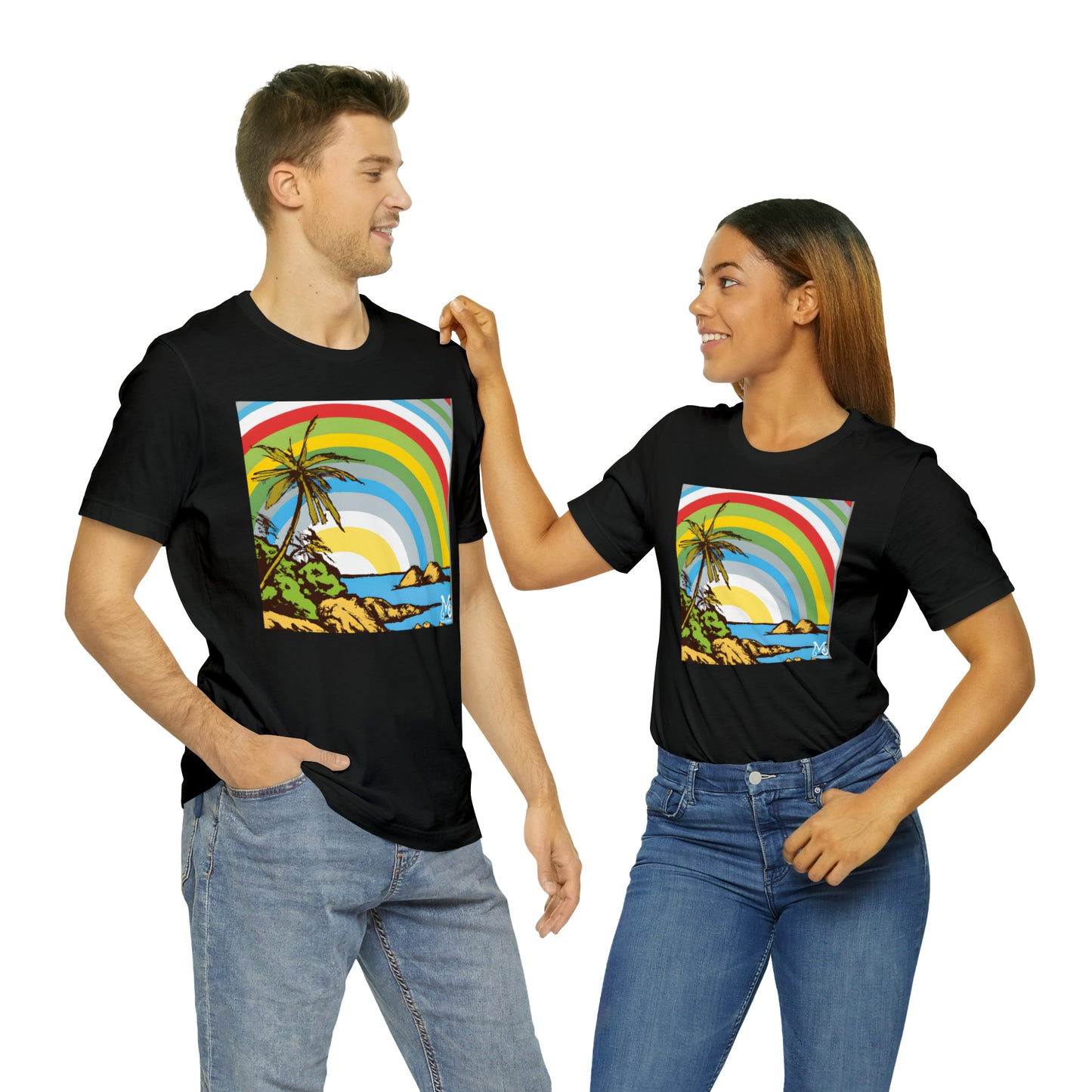 Rainbow Vista Isle - T-shirt