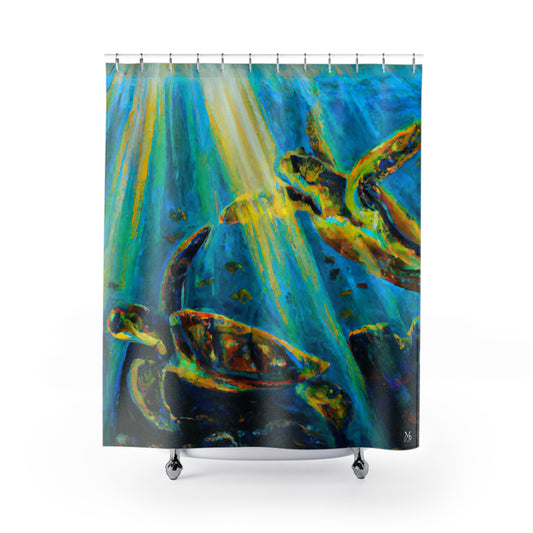 Keala Iki Reef - Shower Curtain