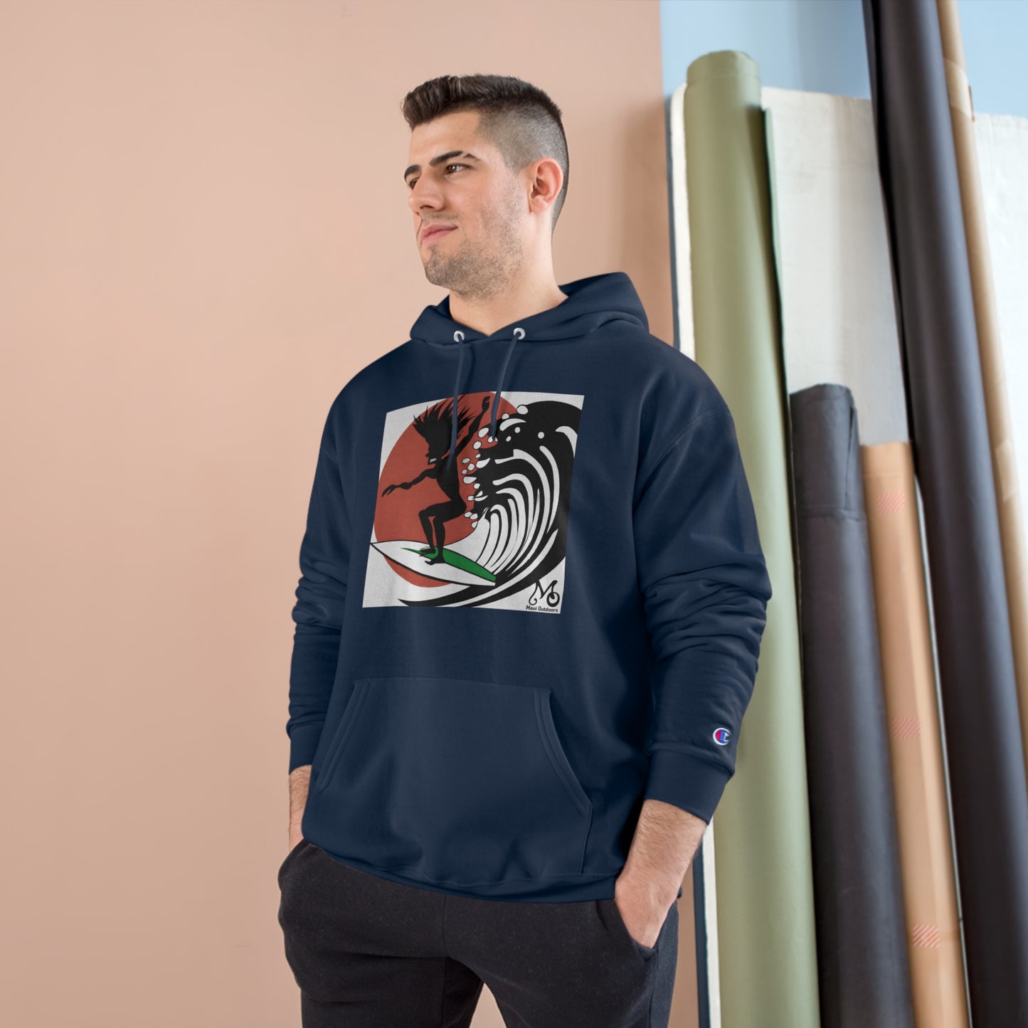 Wave Rider - Champion Hoodie