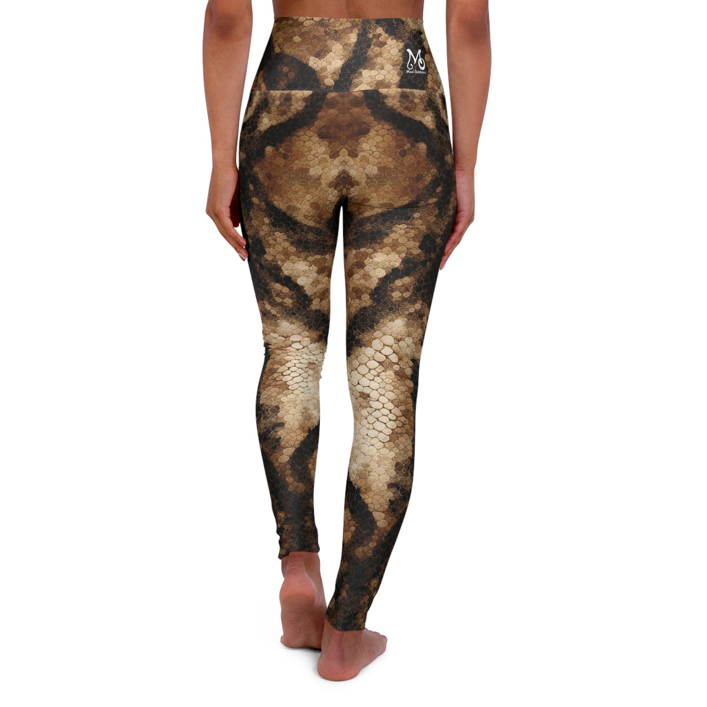 Rattlesnake Skin Print - Yoga Pants