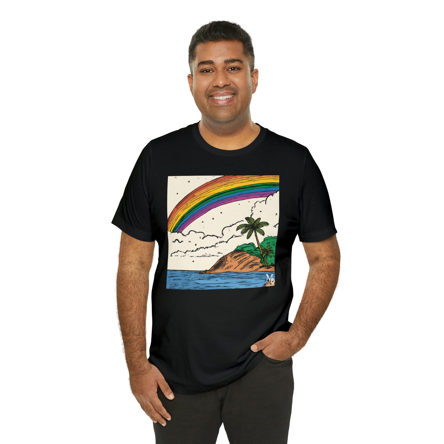 Rainbow Aloha Island - T-shirt