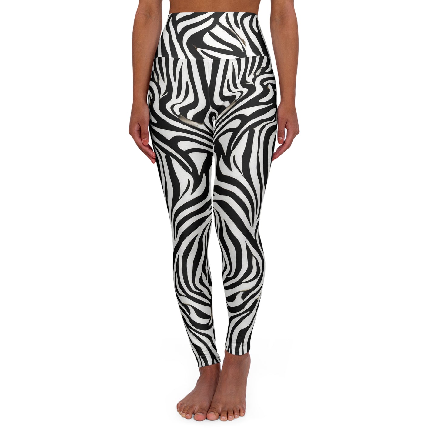 Zebra Print - Yoga Pants