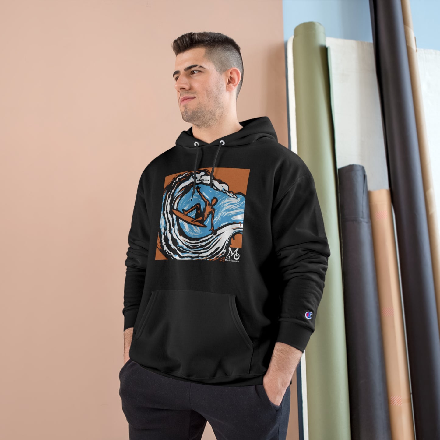 Aerial Surfer I - Champion Hoodie