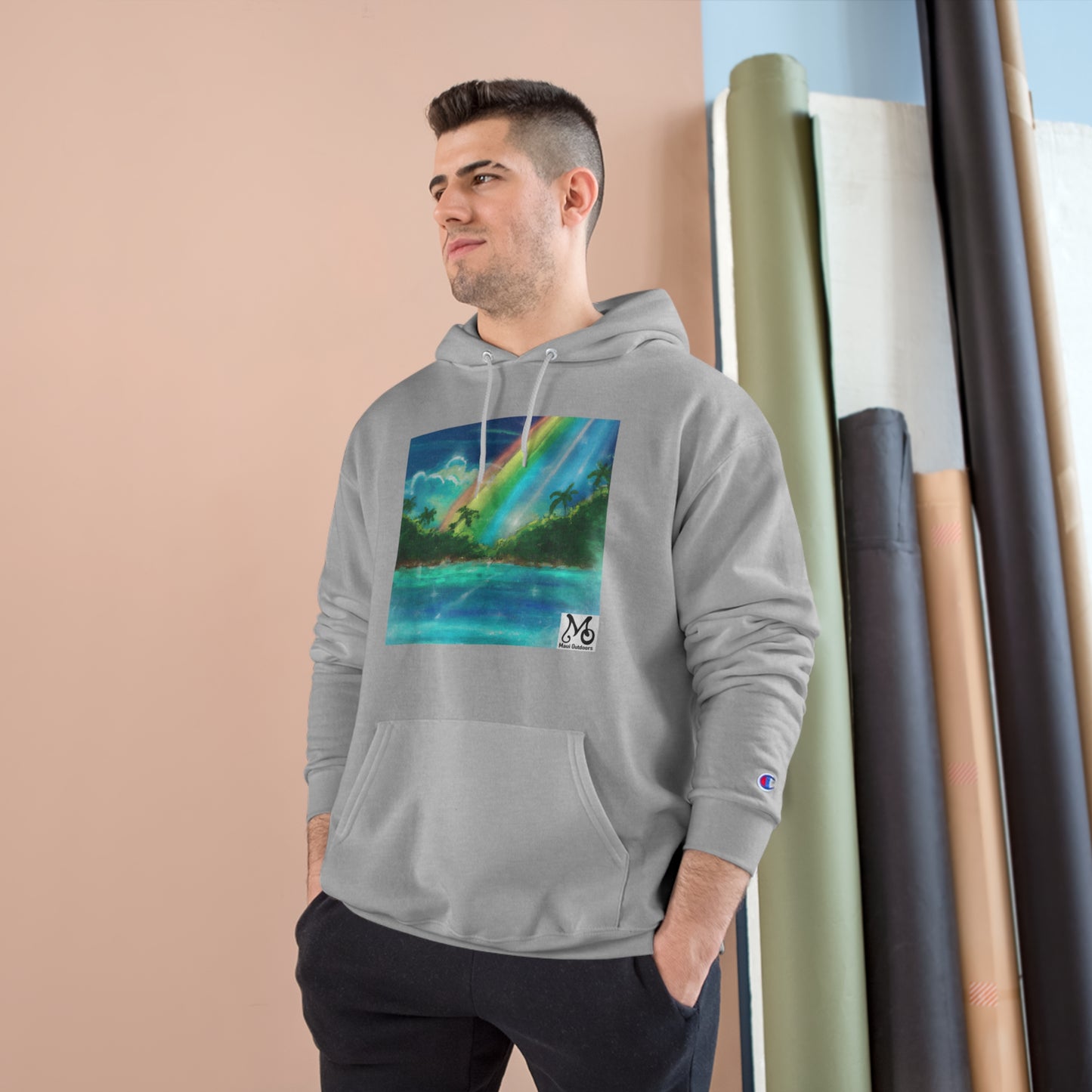 Sunset Cove Island. - Champion Hoodie