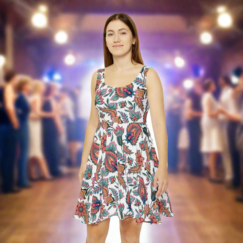 Paisley Perfect III - Women's Skater Dress