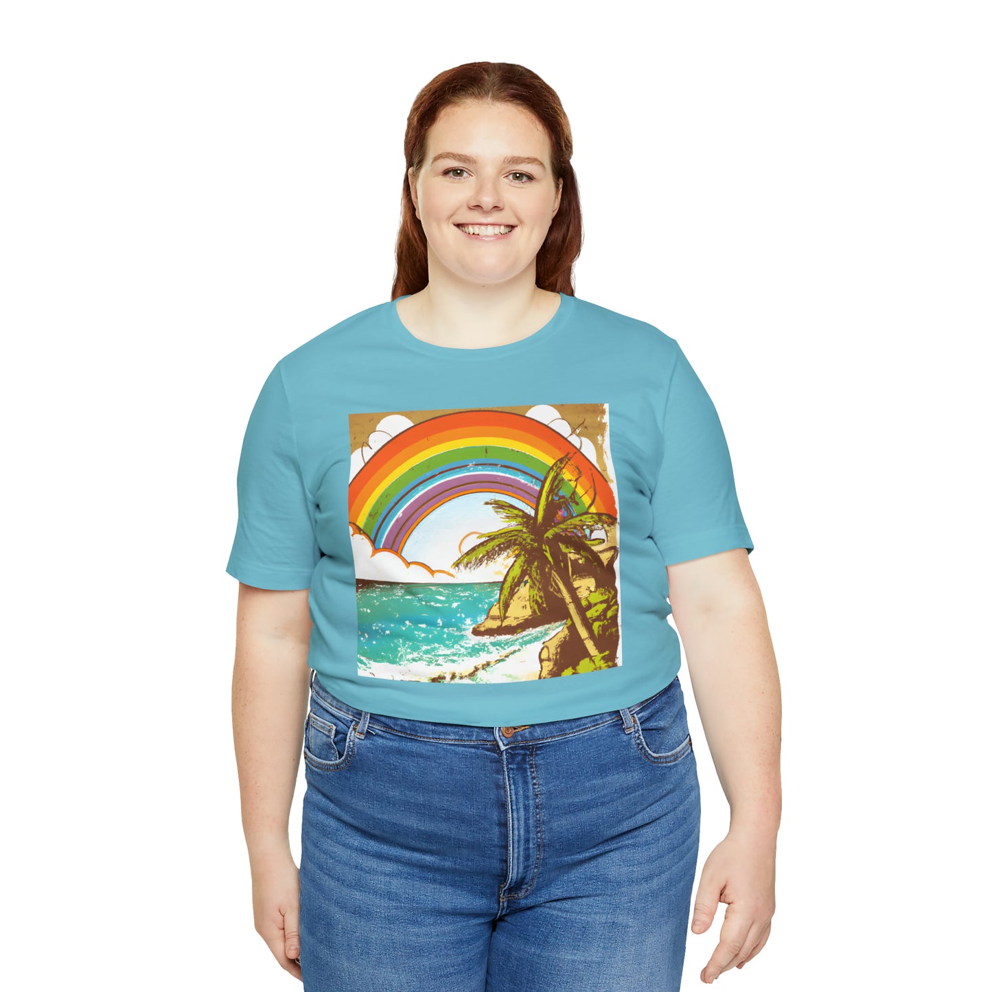 Rainbow Glimmer Island - T-shirt