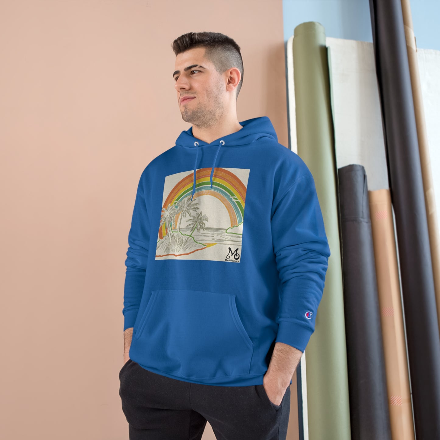 Rainbow Orca - Champion Hoodie