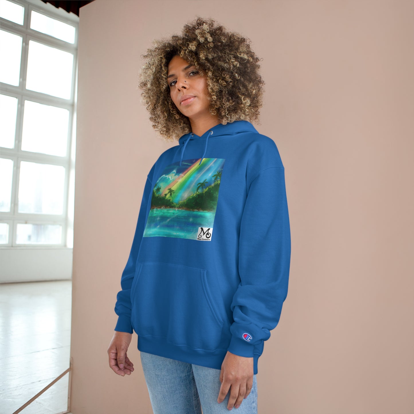 Sunset Cove Island. - Champion Hoodie