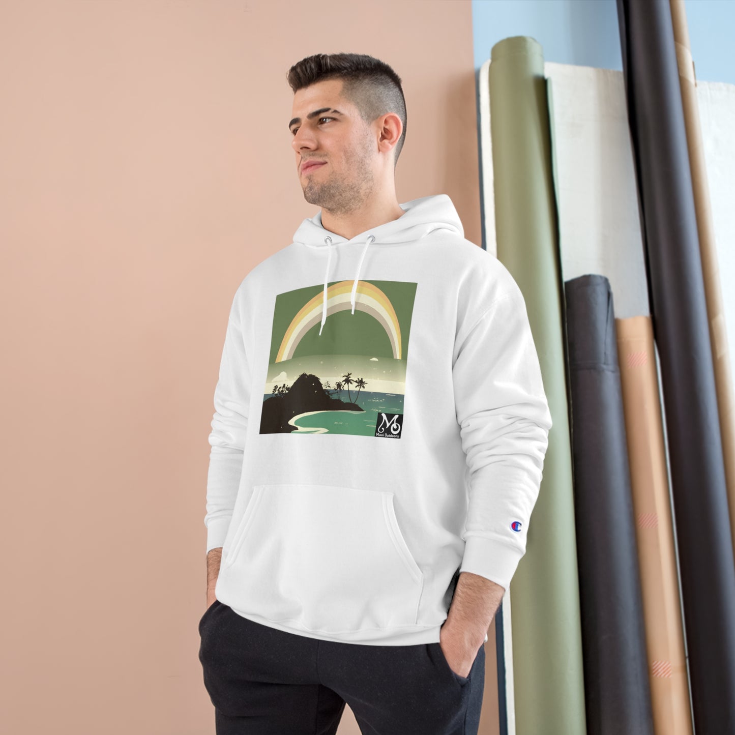 Rainbow Vista Island III - Champion Hoodie