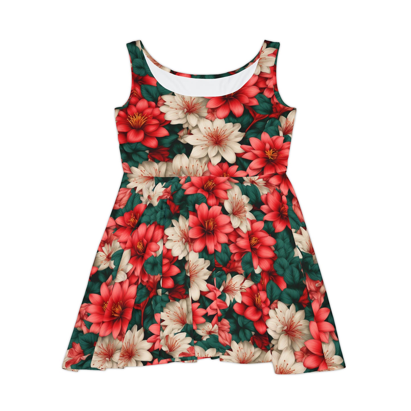 Hinahina Flower - Women's Skater Dress