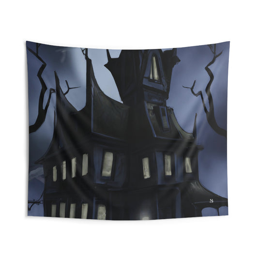 The Shadow Manor - Halloween Tapestry