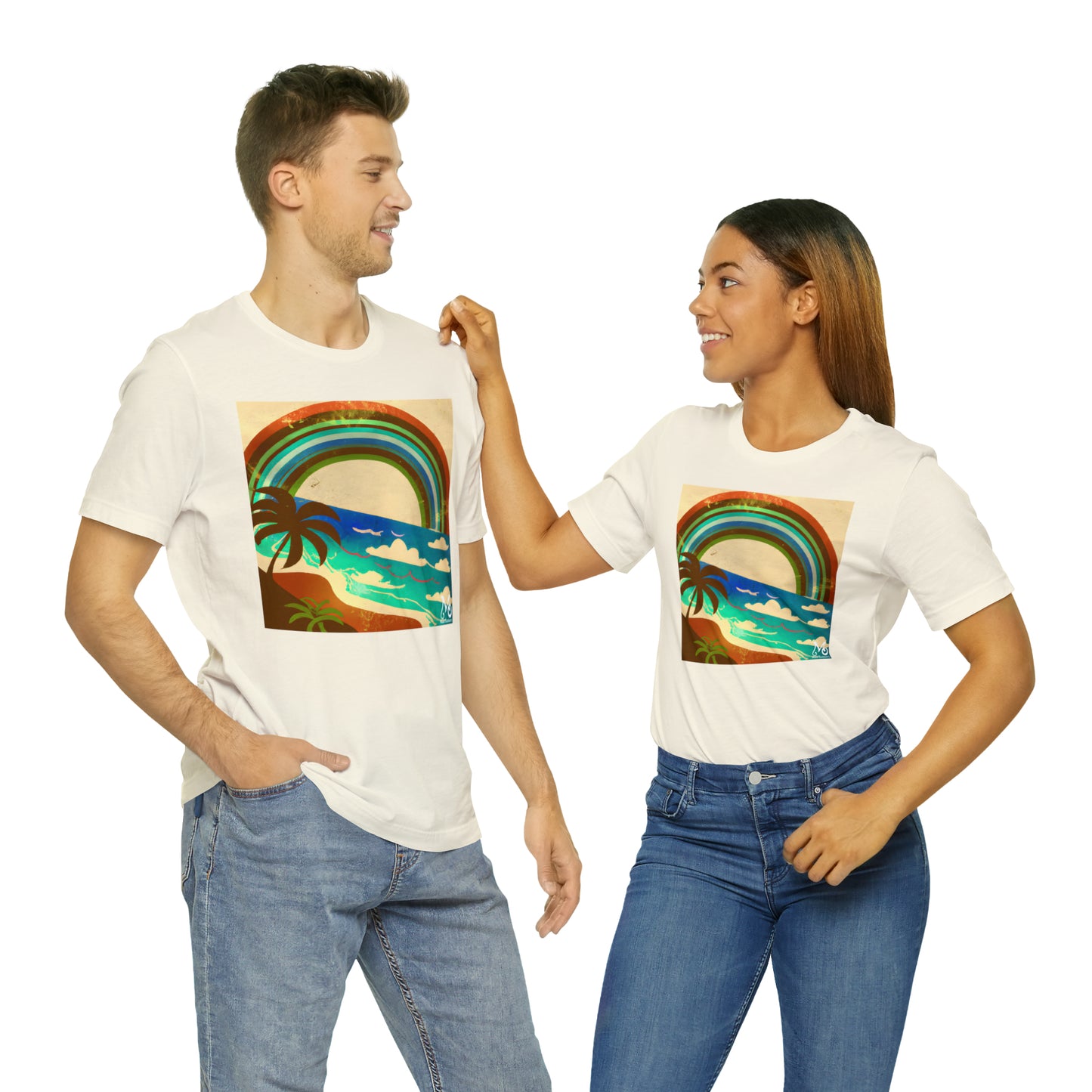 Rainbow Gem Island - T-shirt