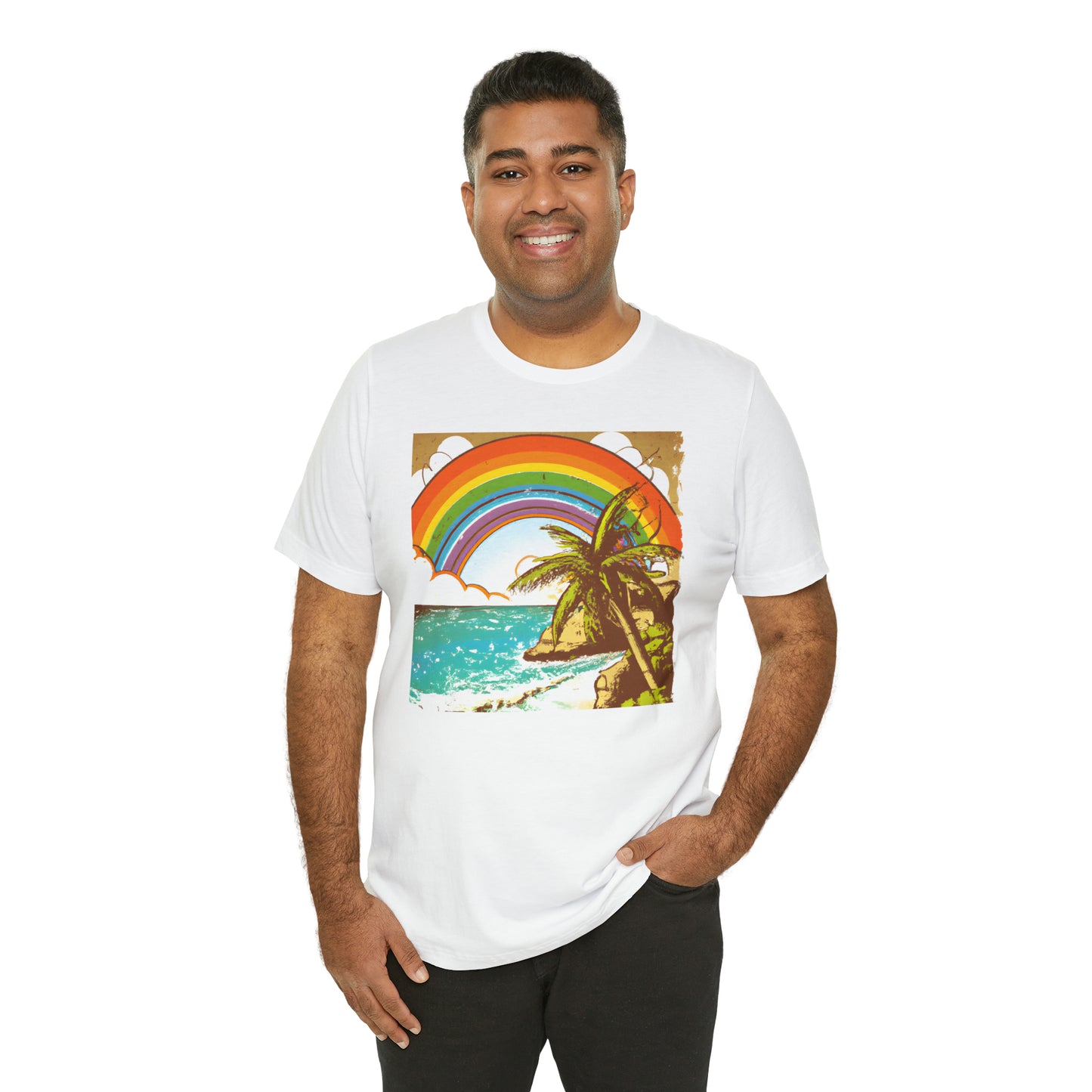 Rainbow Glimmer Island - T-shirt