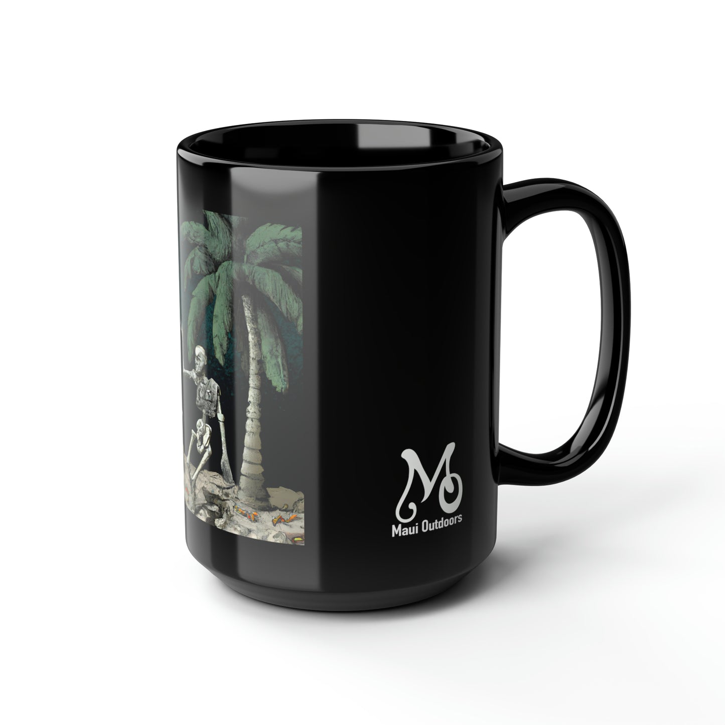 Tropical Tappin' Skeletons - Coffee Mug