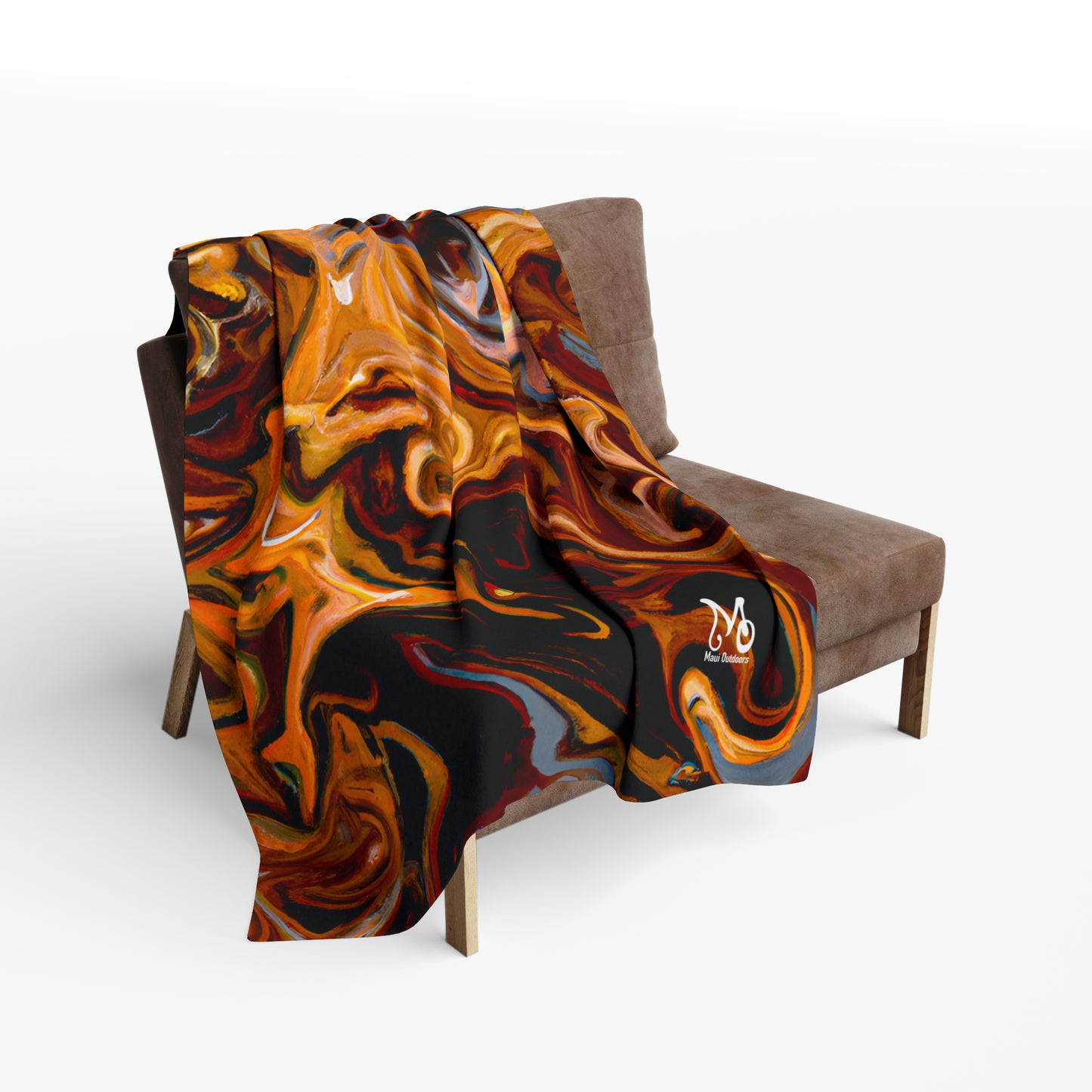 Lava Ripples - Fleece Blanket