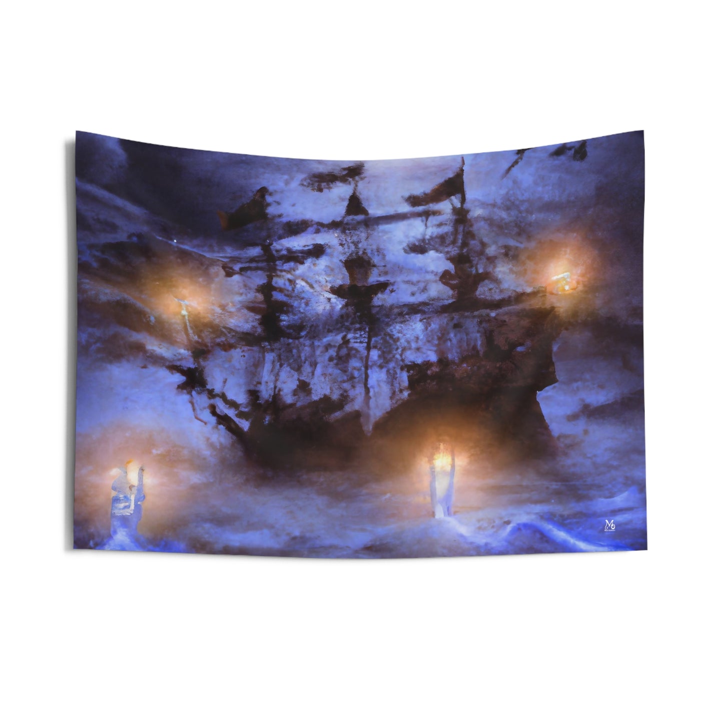 The Ghostly Galleon - Halloween Tapestry