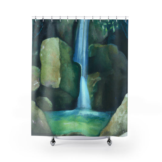 Wai Nohona Puna - Shower Curtain