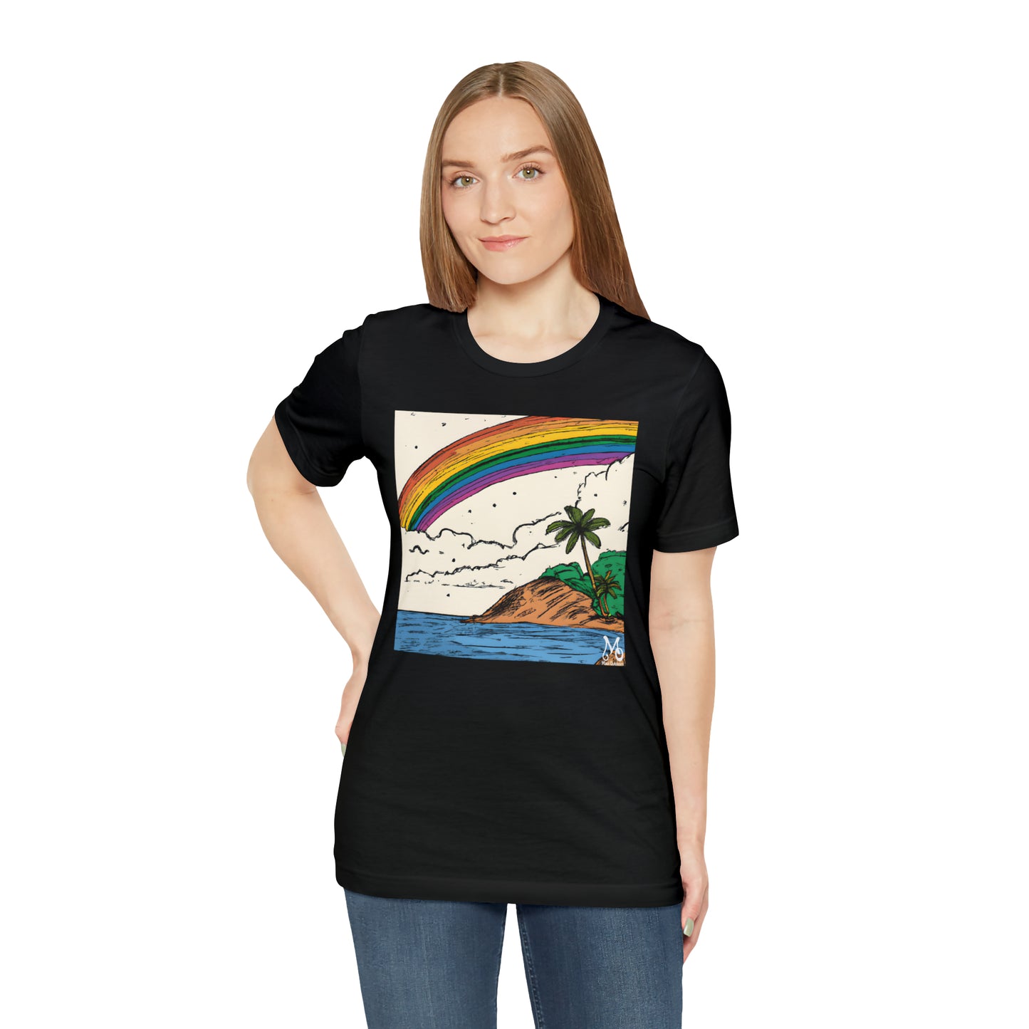 Rainbow Aloha Island - T-shirt