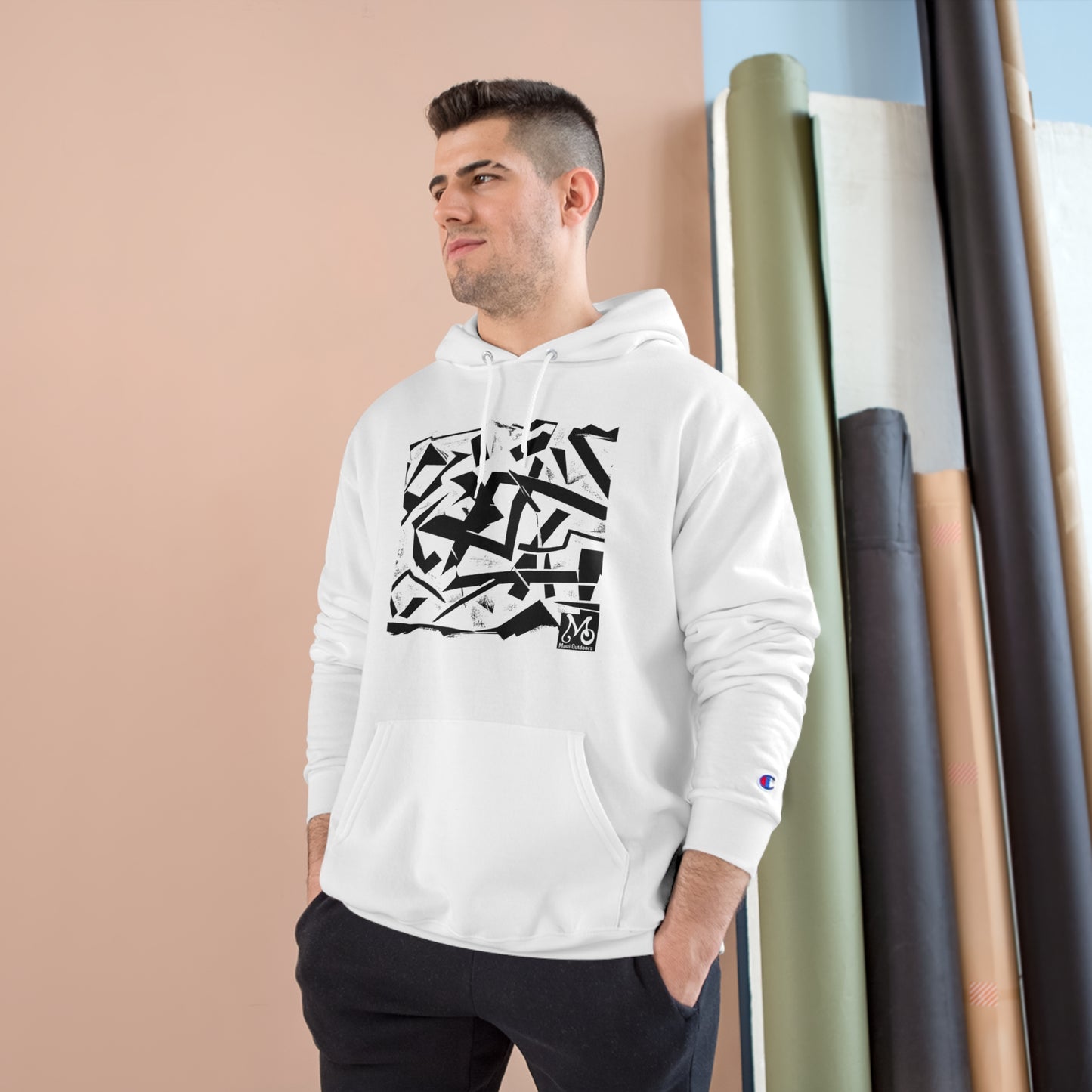 Galactic Splatterscape - Champion Hoodie