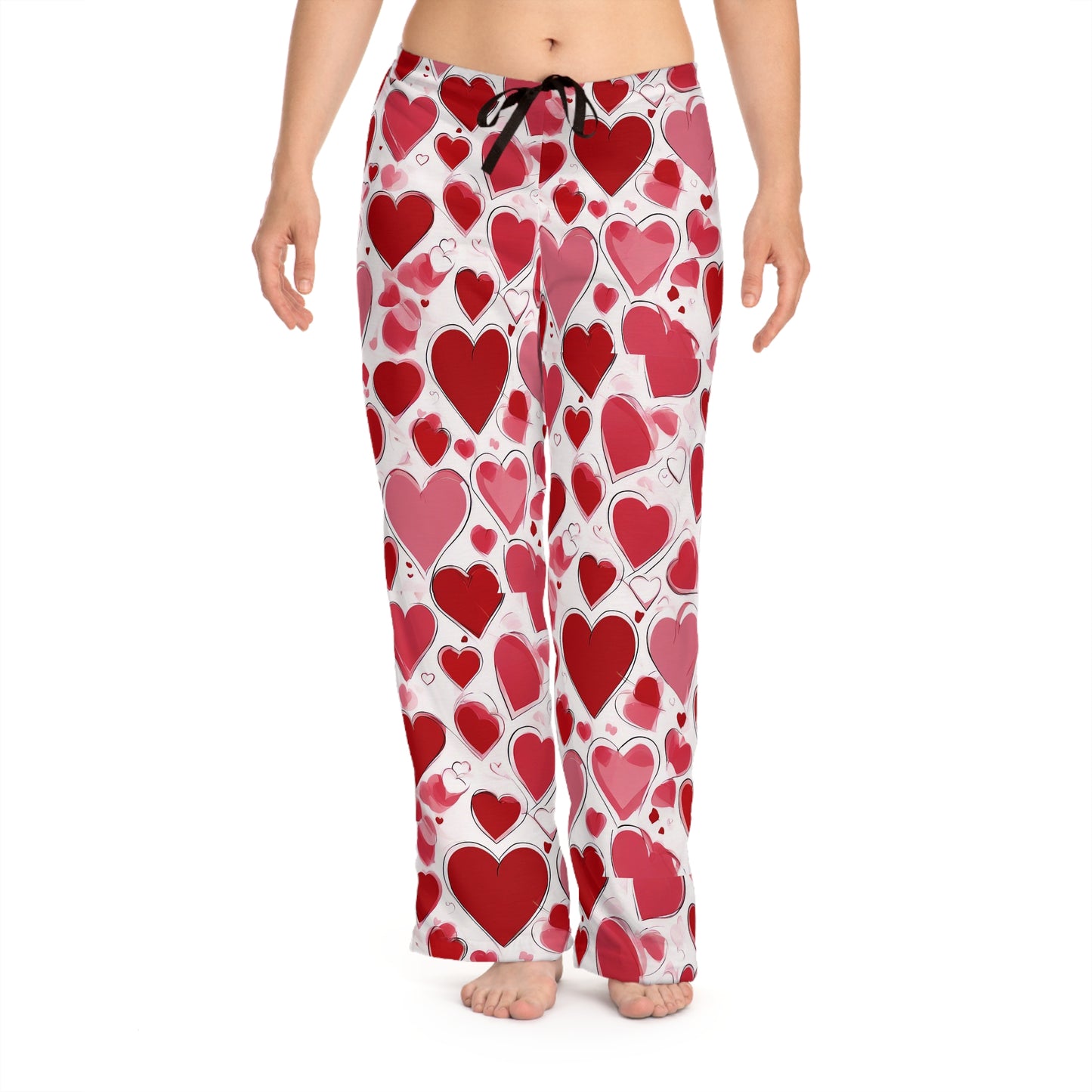 Hearts - Women's Pajama Pants