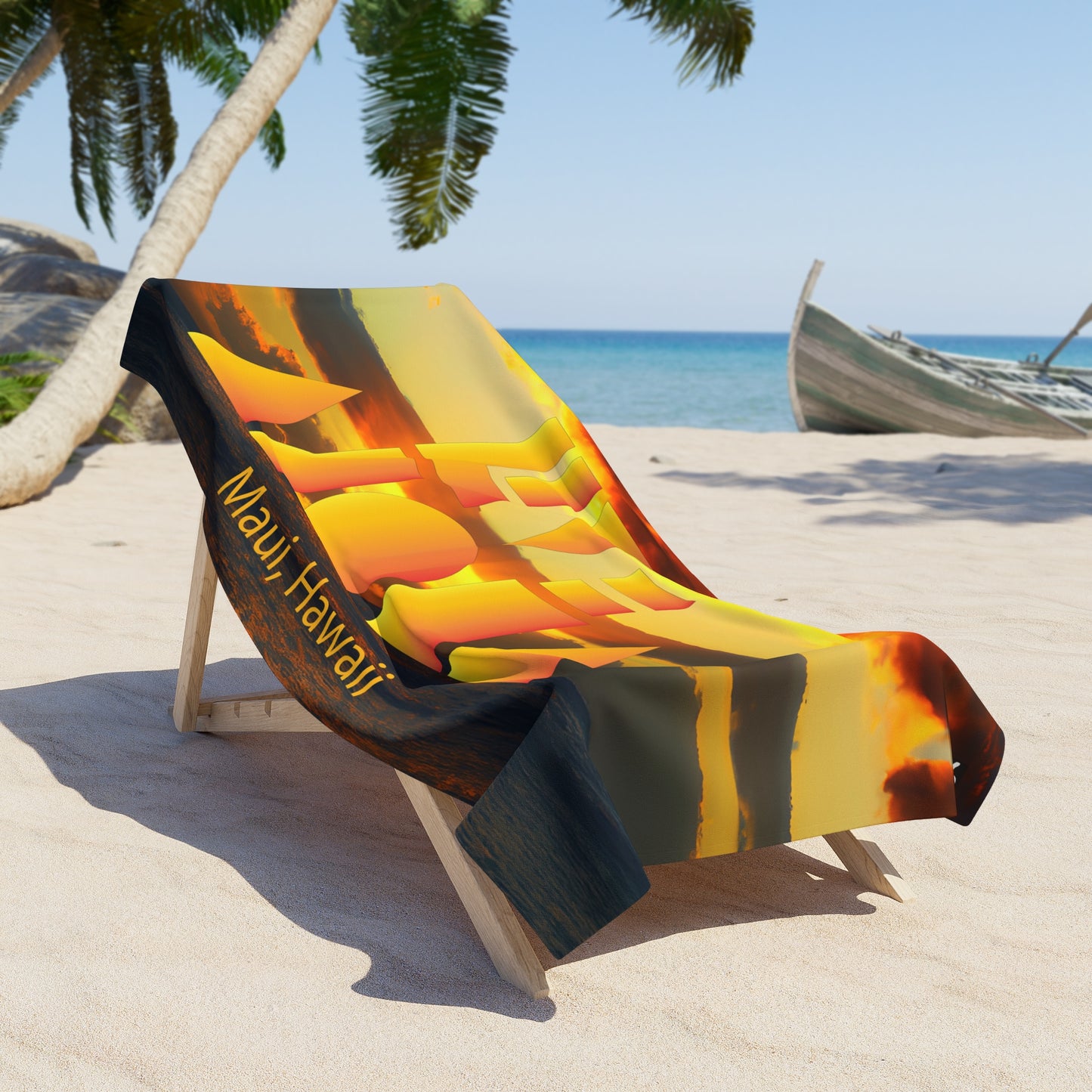 Live Aloha - Beach Towel