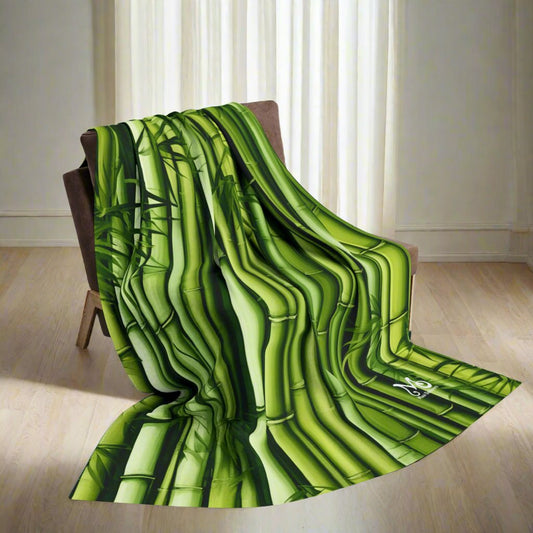 Bamboo Forest -  Fleece Blanket