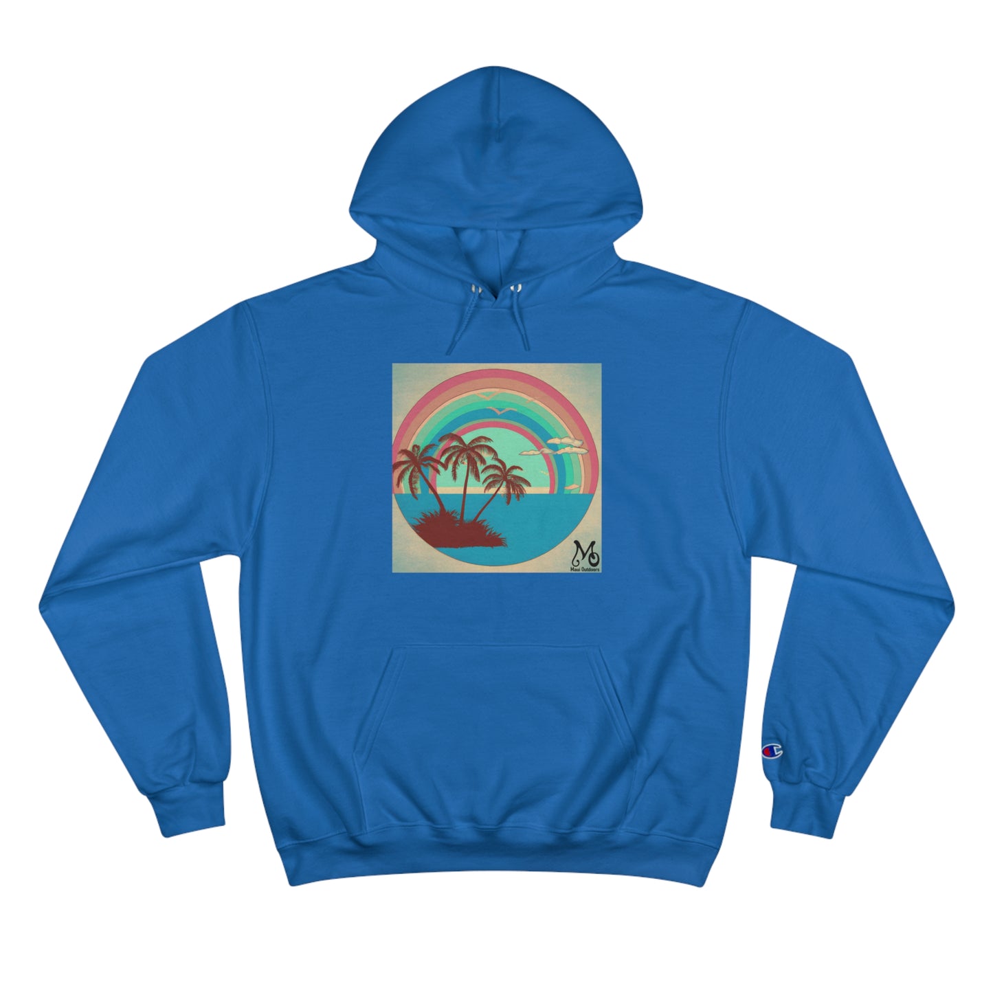 Rainbow Vista Island I - Champion Hoodie