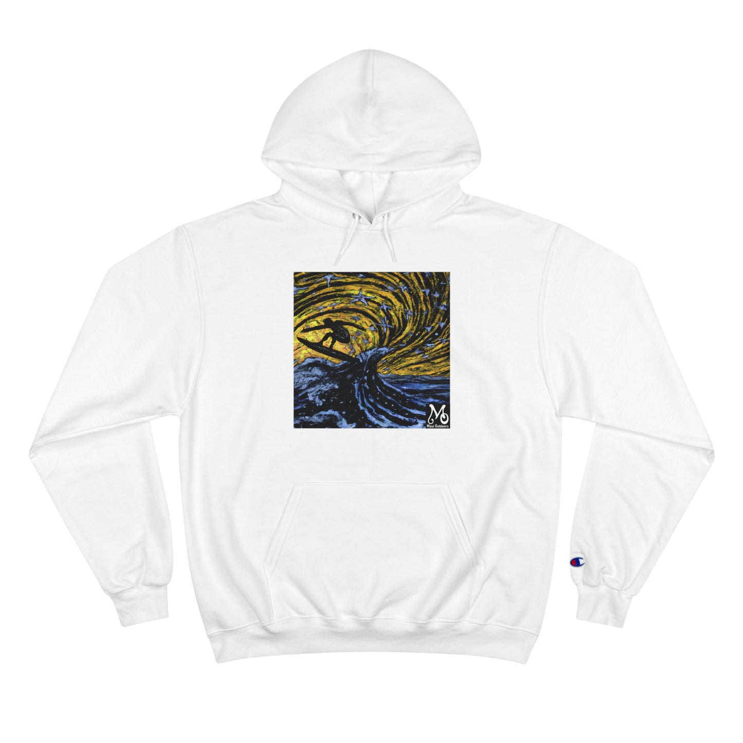 Celestial Surf Ride - Champion Hoodie