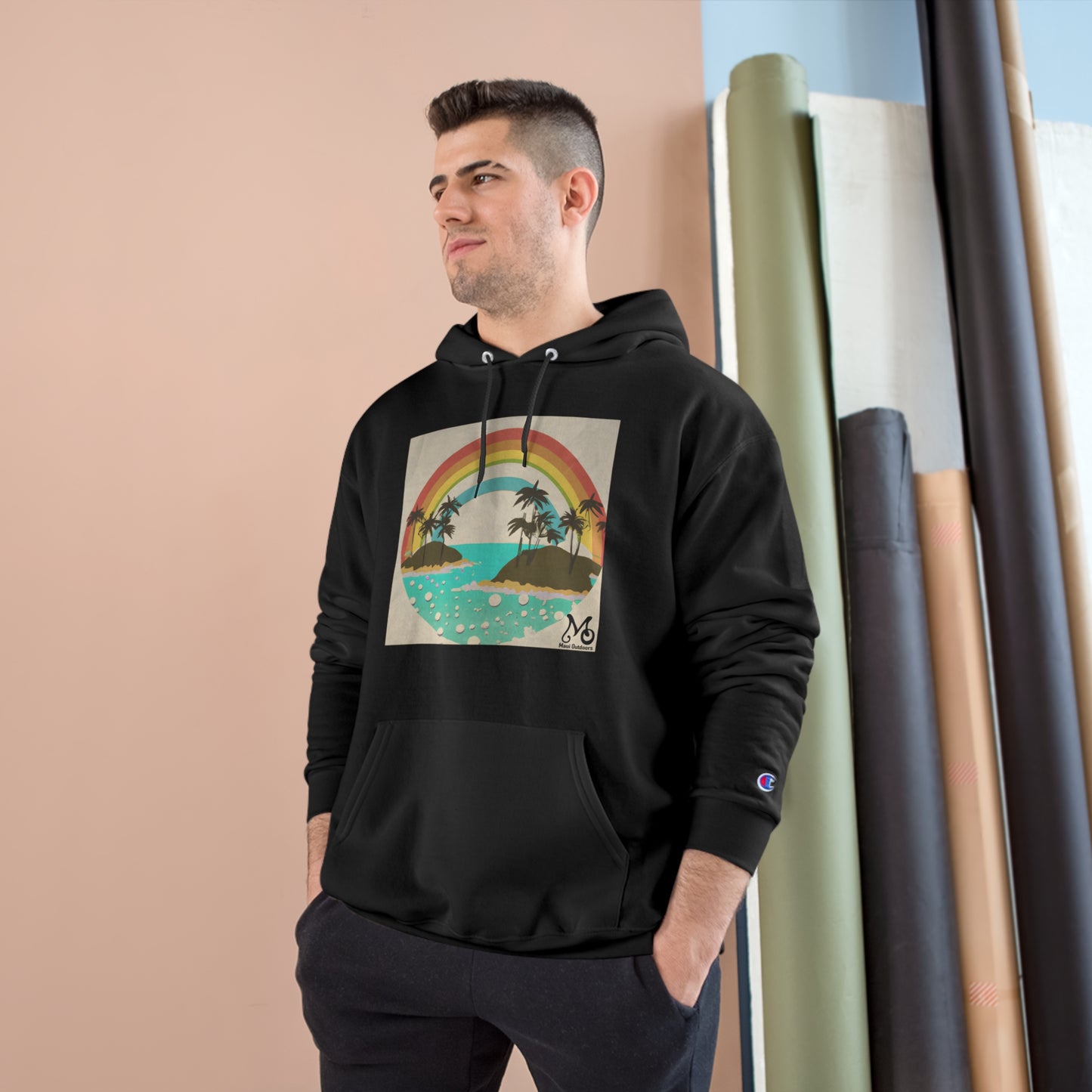 Rainbow Sands Isle - Champion Hoodie