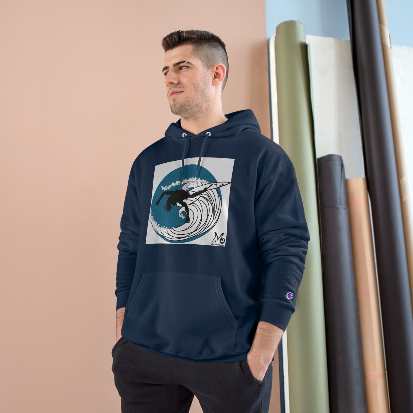 Air Surfing Sam - Champion Hoodie