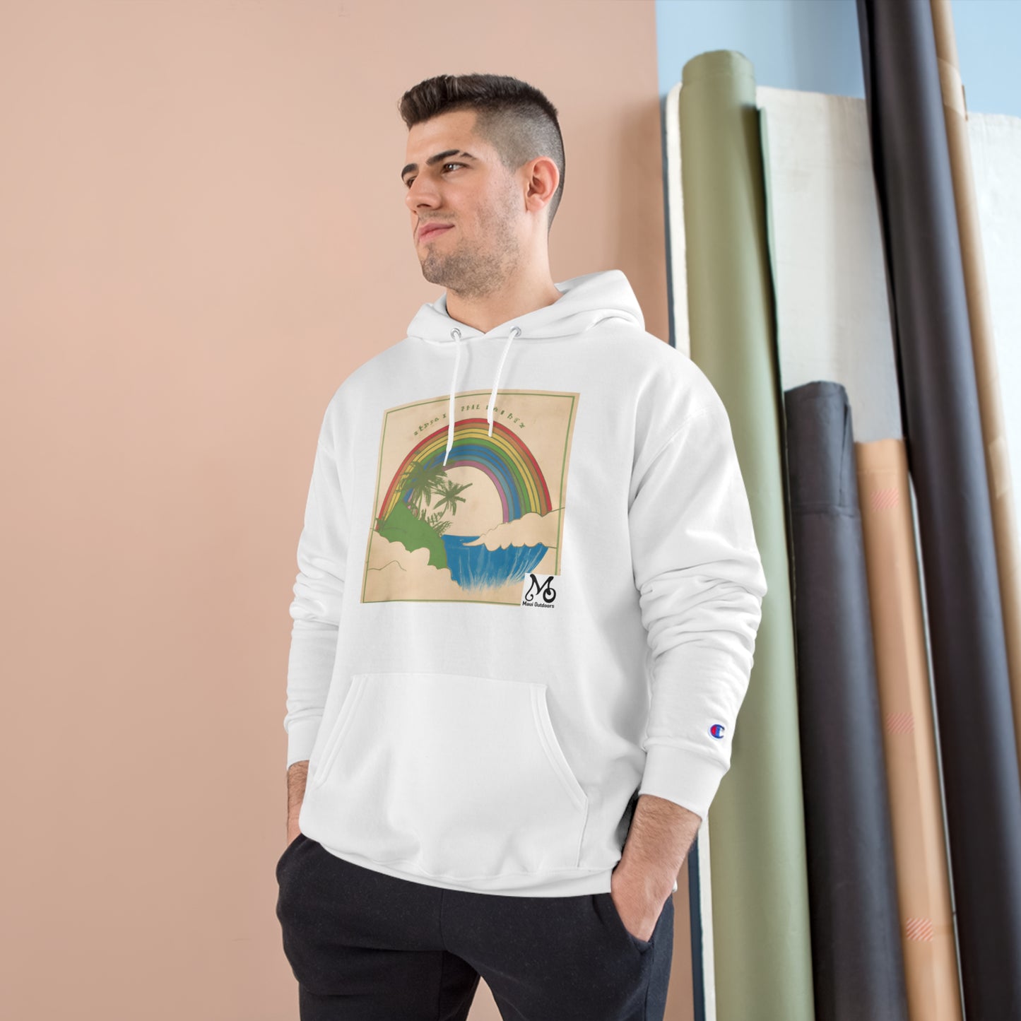 Rainbow Lagoon - Champion Hoodie