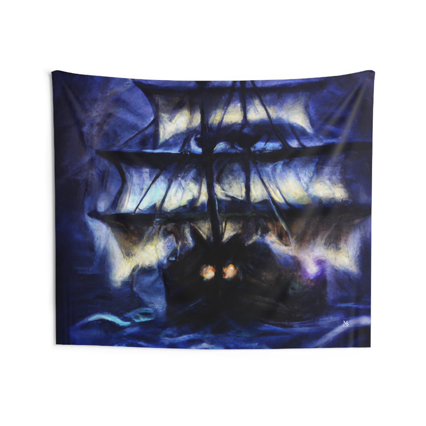 The Reaper's Ghost Galleon - Halloween Tapestry