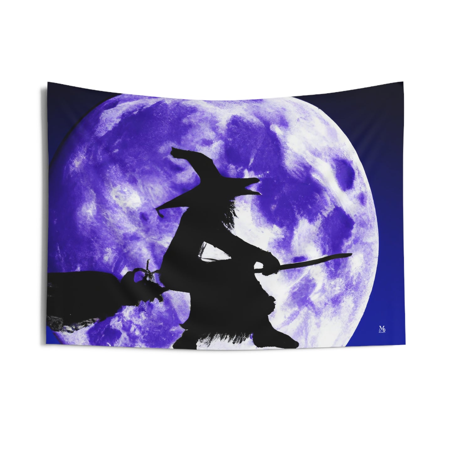 Broom Witch Bethany - Halloween Tapestry