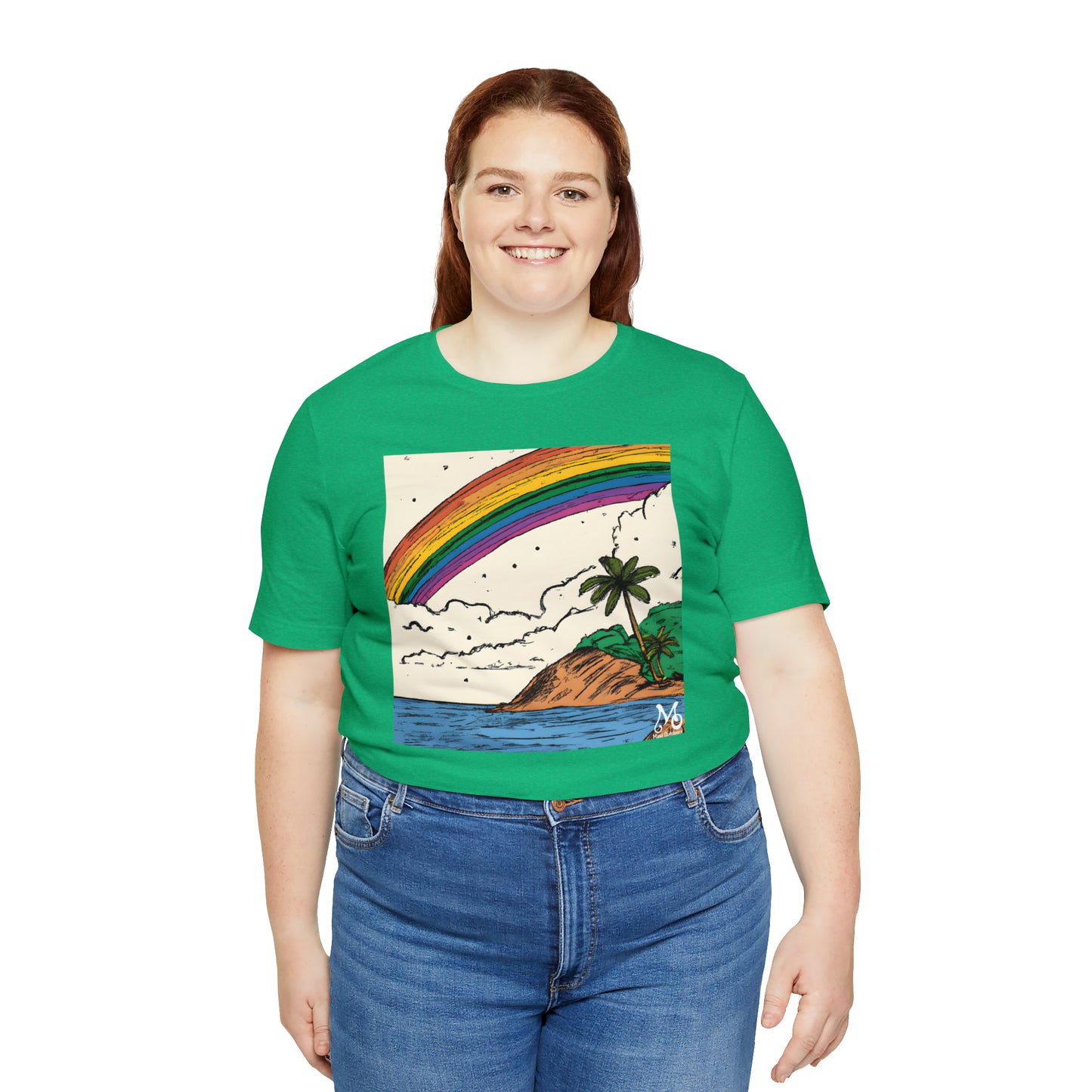 Rainbow Aloha Island - T-shirt