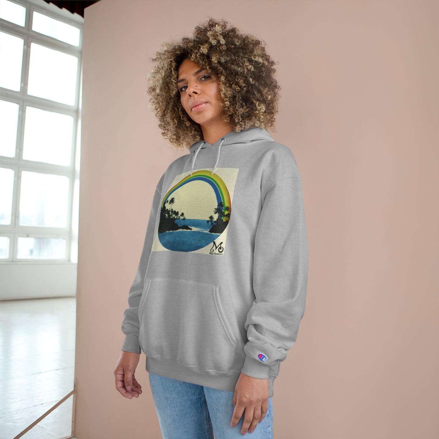 Rainbow Vista Island II - Champion Hoodie