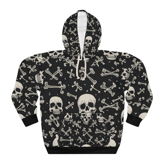 Skull and Crossbones VI - Unisex Pullover Hoodie