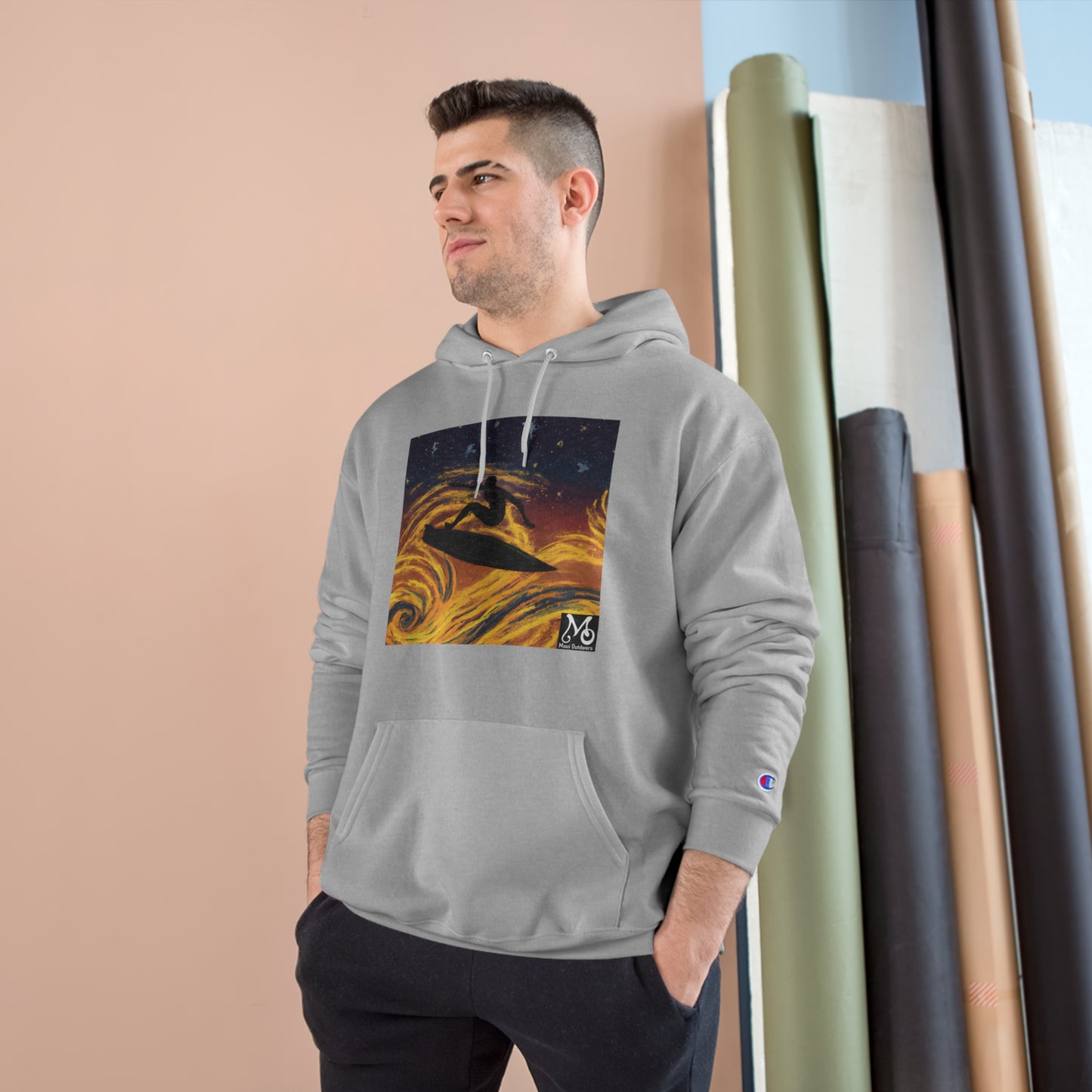 Catching the Heavens Wave - Champion Hoodie