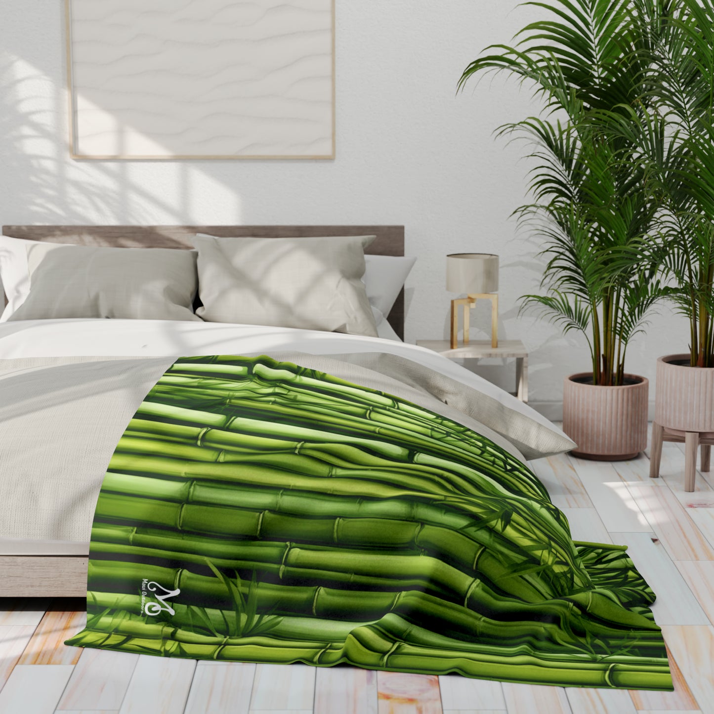 Bamboo Forest -  Fleece Blanket