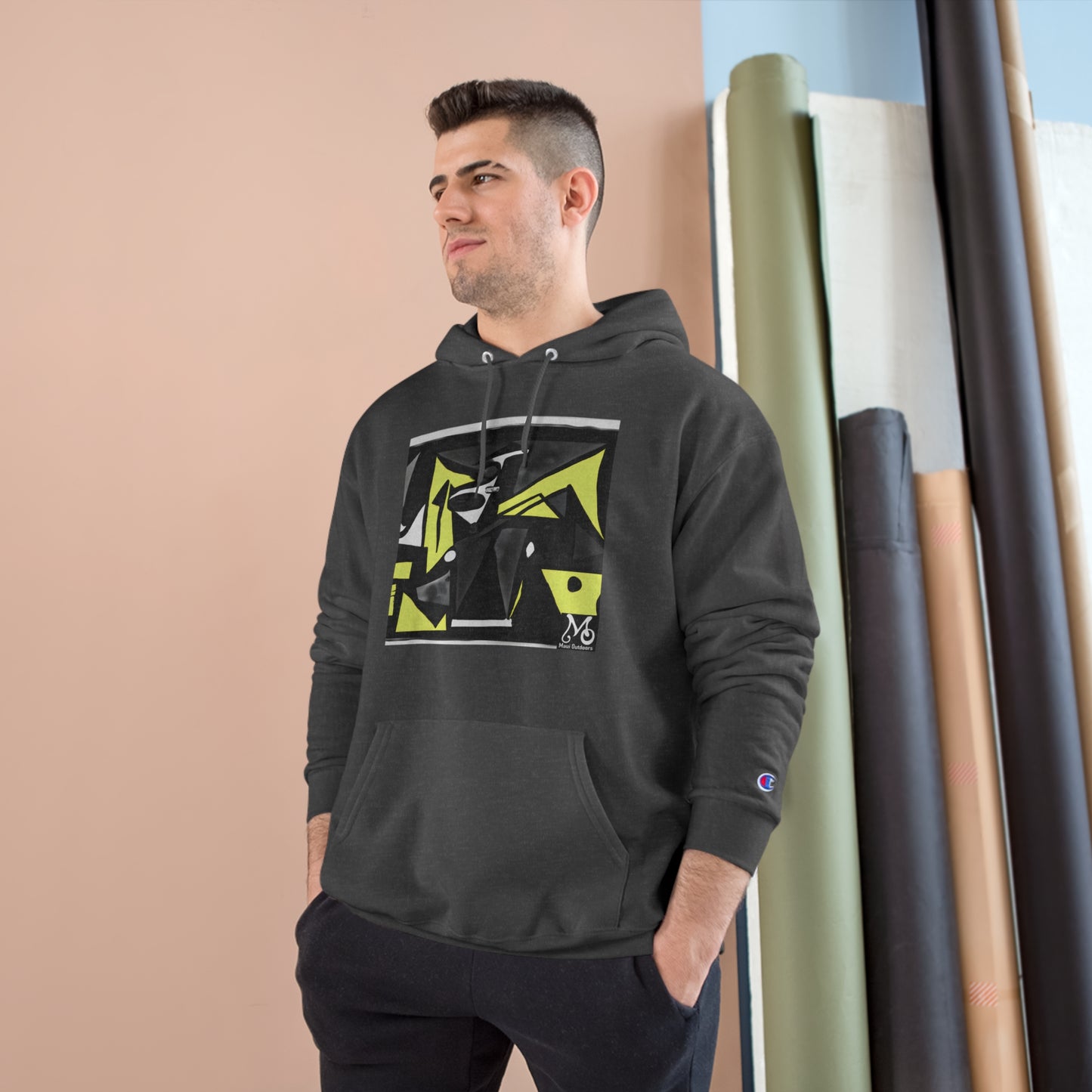 Geometric Splendor - Champion Hoodie