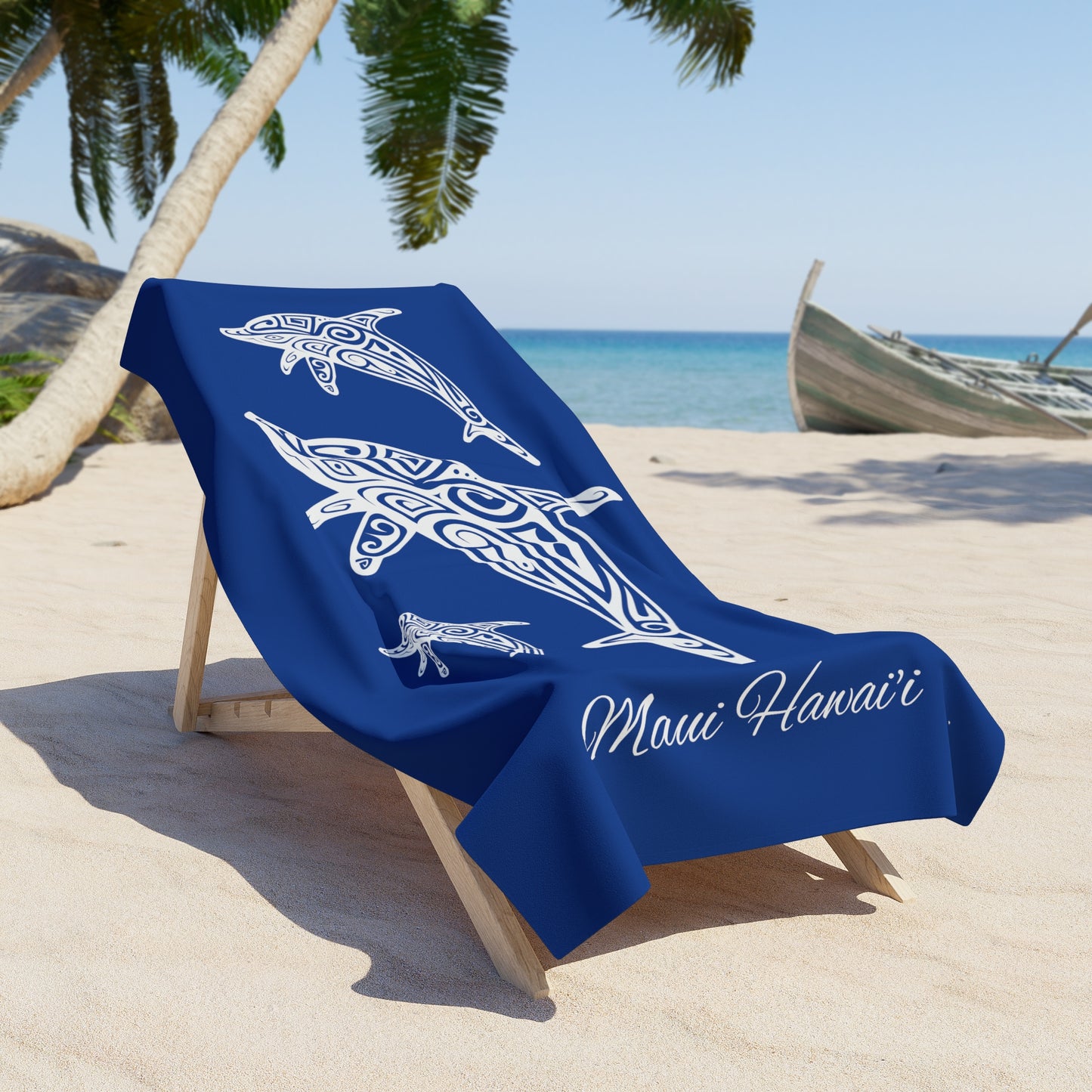 Dolphin Tribal - Beach Towel