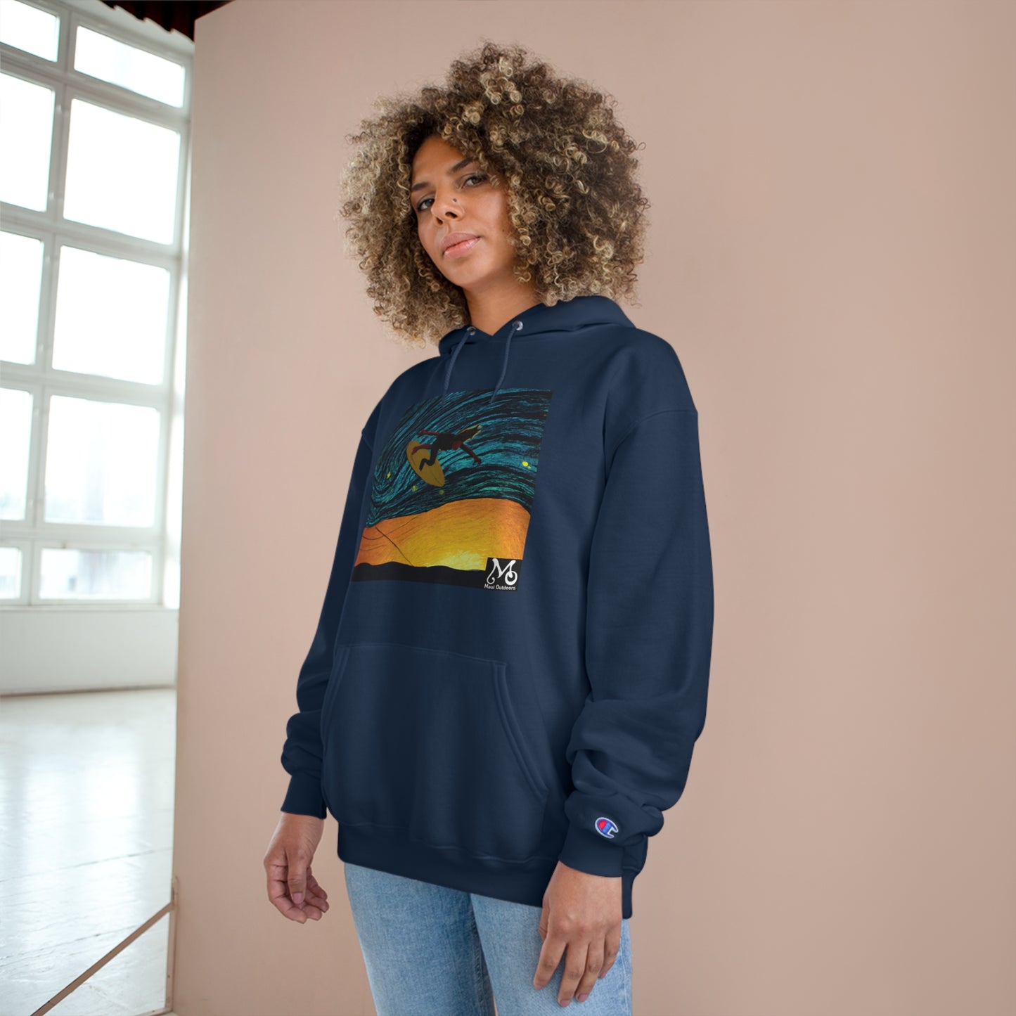 Airy Surf Odyssey - Champion Hoodie