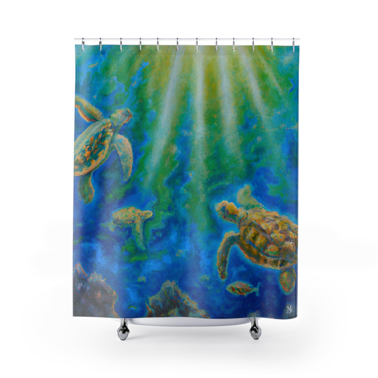 Kahili Olowalu - Shower Curtain