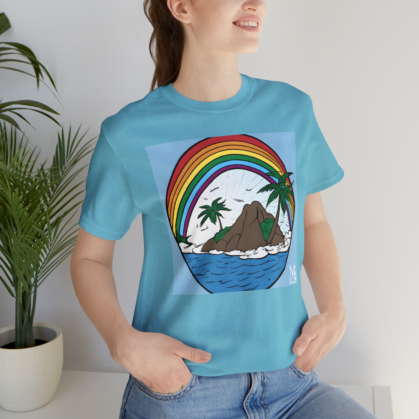 Rainbow Vista Island III - T-shirt