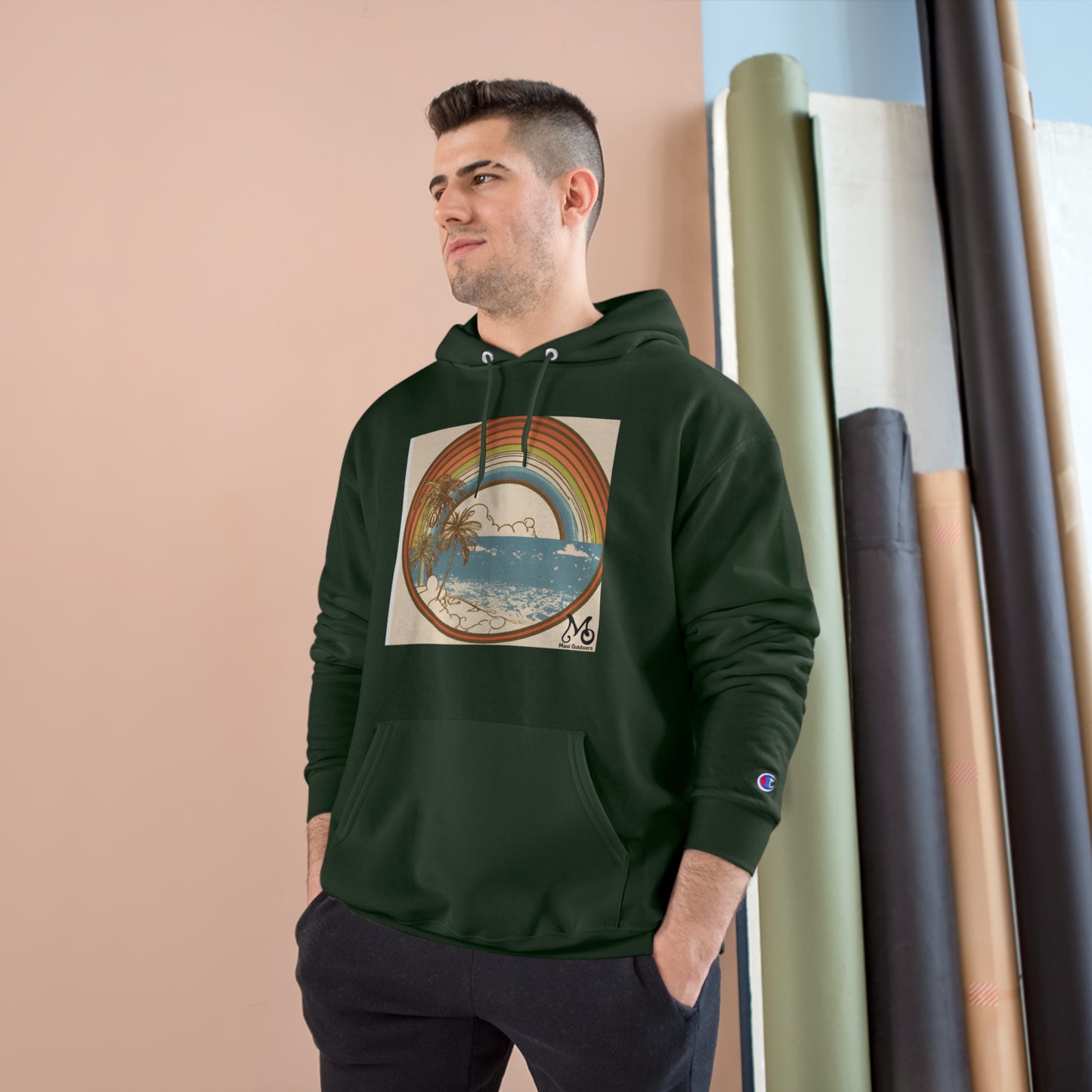 Rainbow Vista II - Champion Hoodie