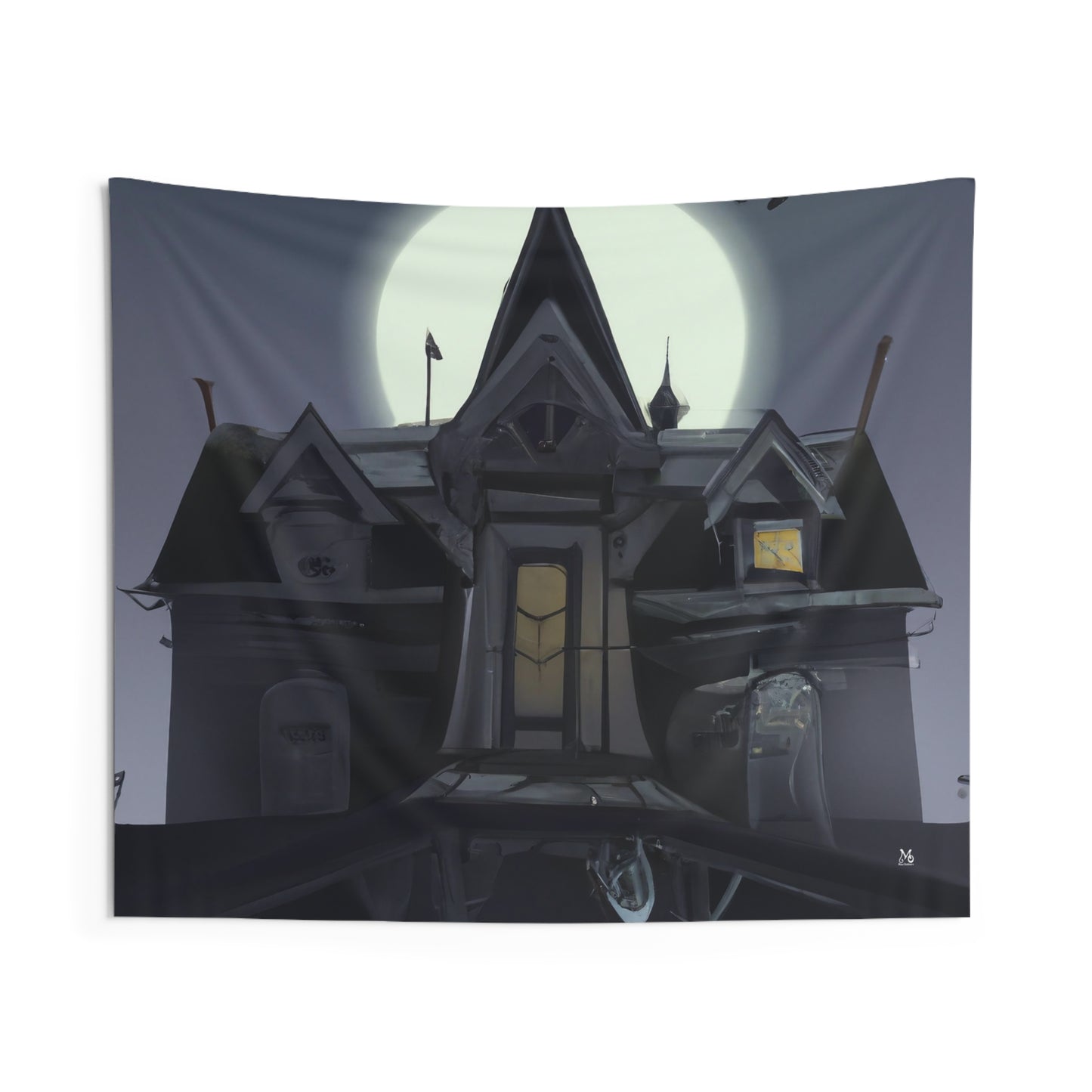 The Shadow Manor - Halloween Tapestry