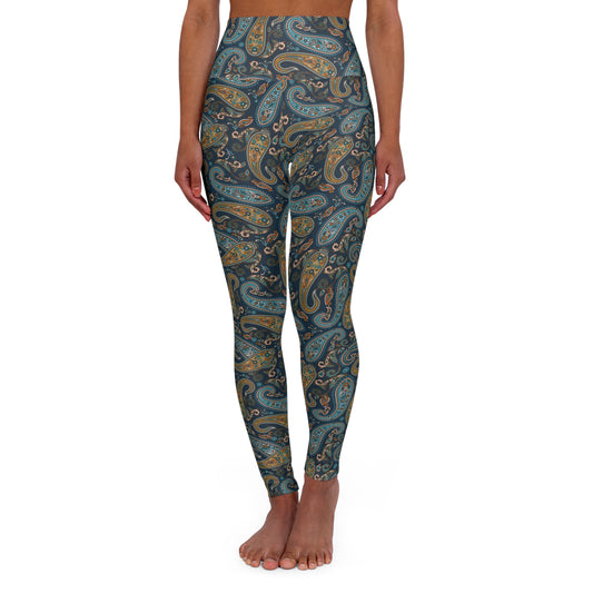 Paisley Perfect I - High Waisted Yoga Leggings